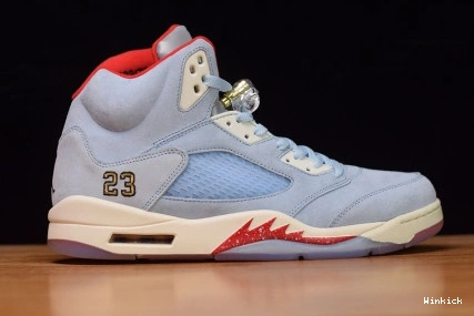 CI1899-400 "ICE AIR JORDAN ROOM RETRO BLUE" 5 TROPHY X 0726